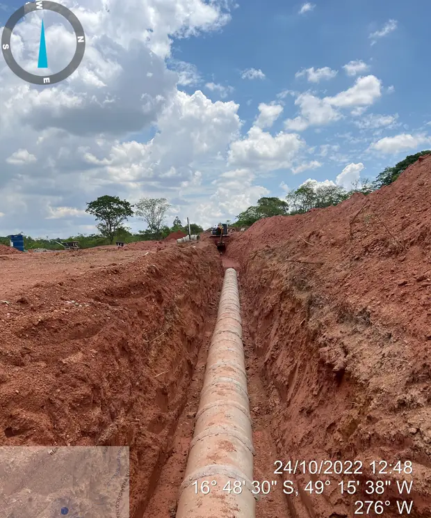 Galeria de águas pluviais — obra executada pela Soleeng