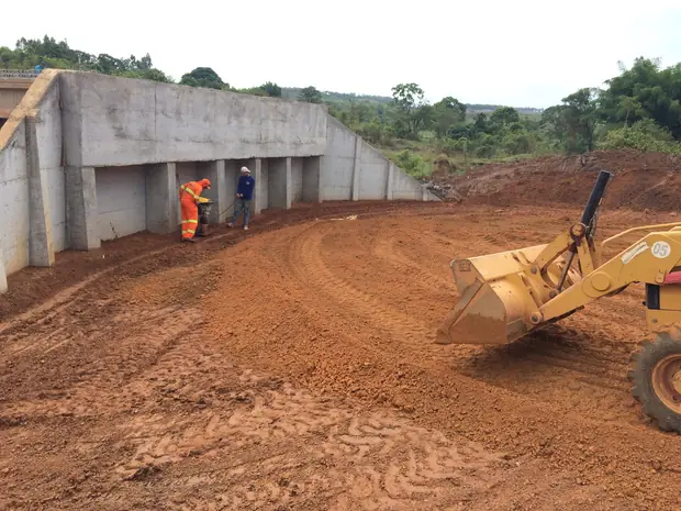 Galeria celular concluída — obra executada pela Soleeng