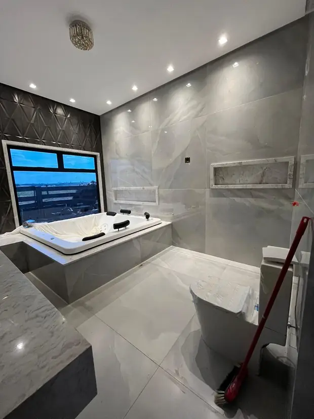 Banho de alto padrão — obra executada pela Soleeng