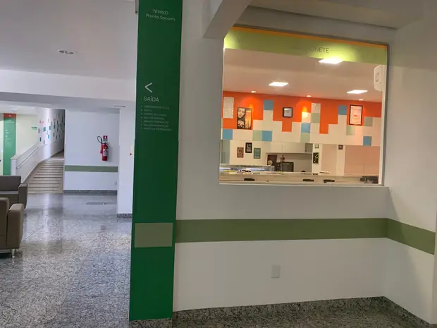 Recepção institucional — obra executada pela Soleeng