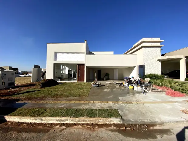 Residência de alto padrão — obra executada pela Soleeng