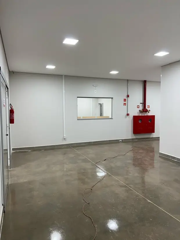 Sala técnica industrial — obra executada pela Soleeng